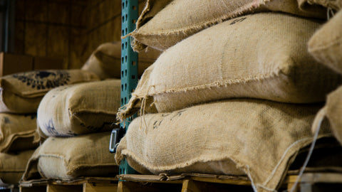 Burlap Coffee Sacks